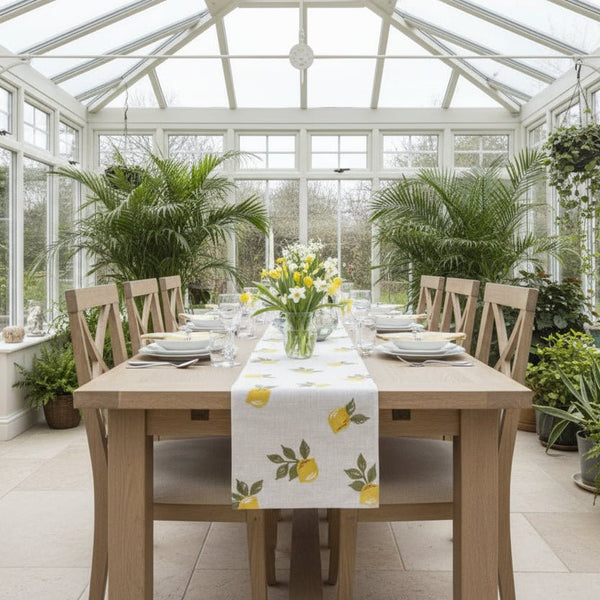 Lemon Table Runner - Distinctly Living