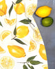 Lemon Tea Towel - British - Cotton – Yellow Kitchen Towel - Distinctly Living
