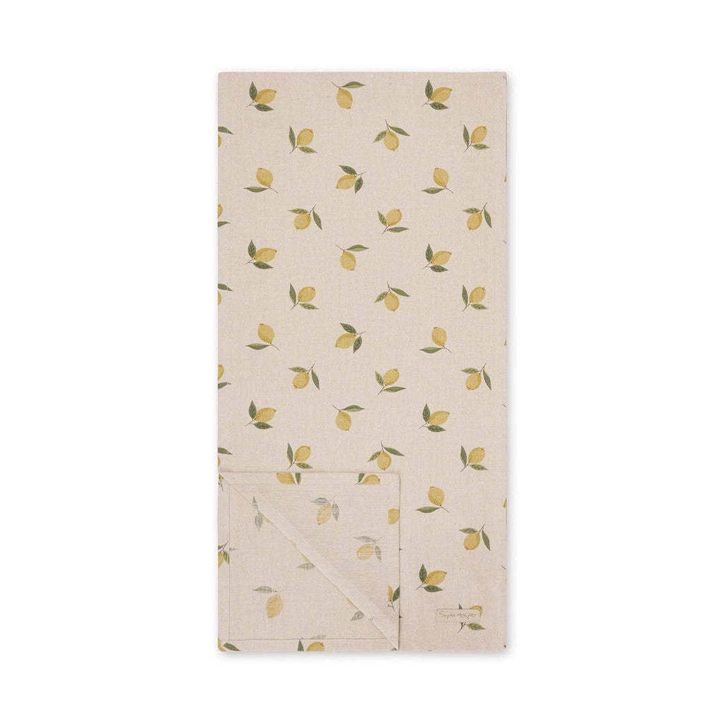 Lemons Linen Table Runner 2m - Distinctly Living