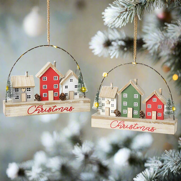 Light Up Christmas Houses - Distinctly Living