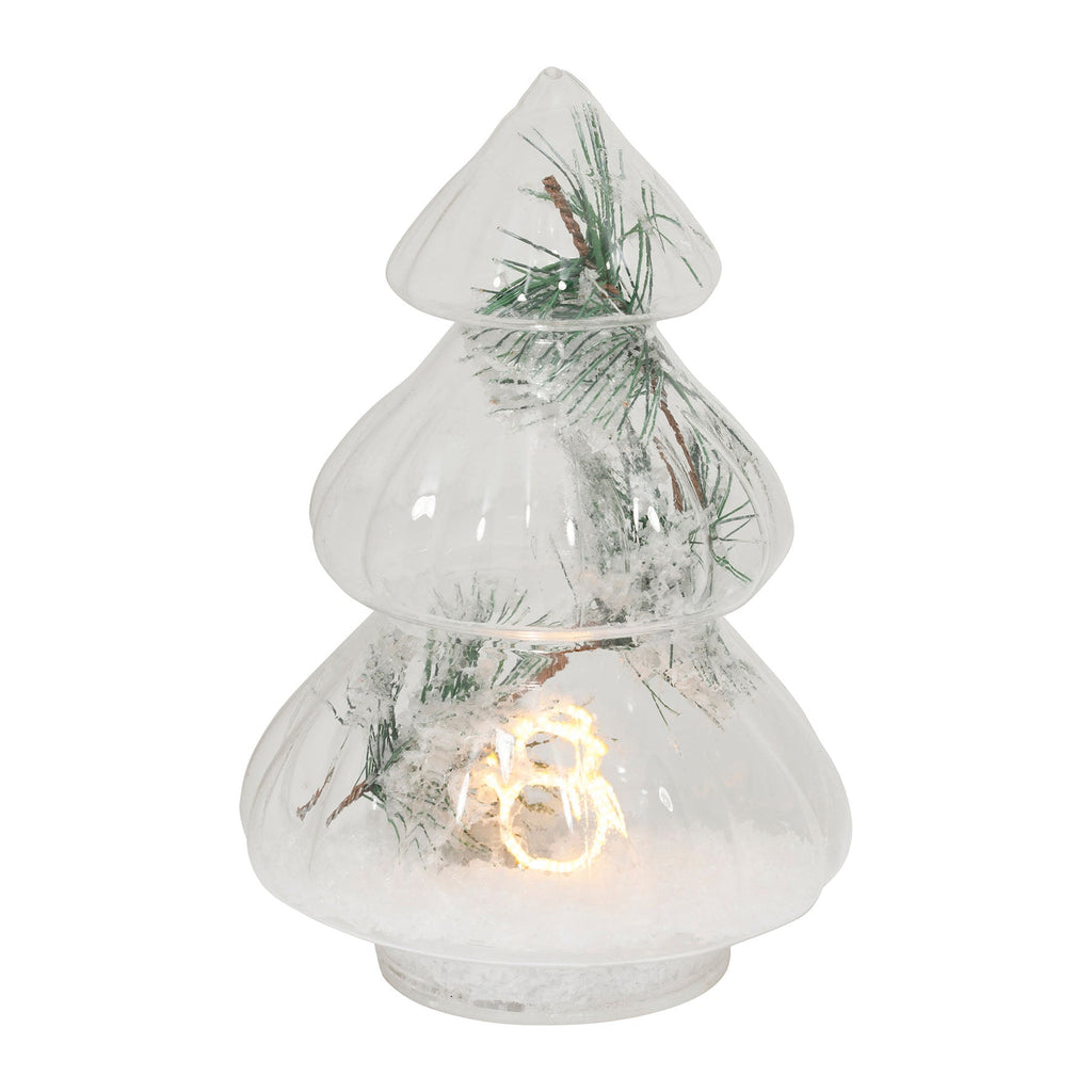 Light Up Snowy Christmas Tree - Distinctly Living