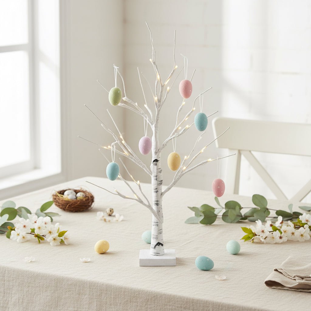 Light Up White Birch Tree - Distinctly Living