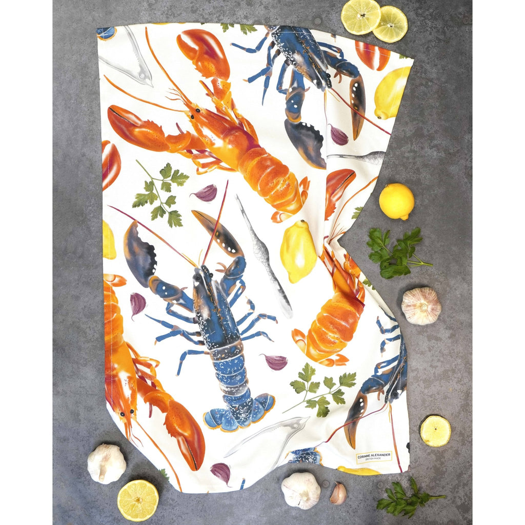 Lobster Tea Towel - Distinctly Living