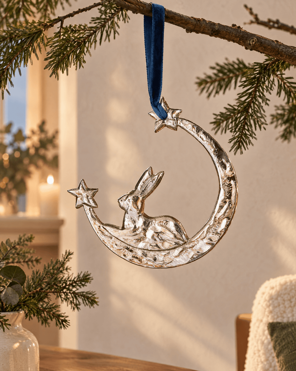 Luna Hare Hanging Decoration - Distinctly Living
