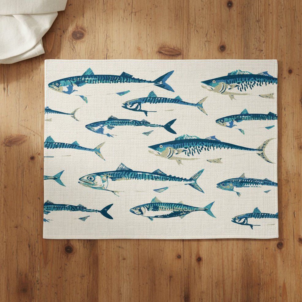 Mackerel Placemat - Distinctly Living