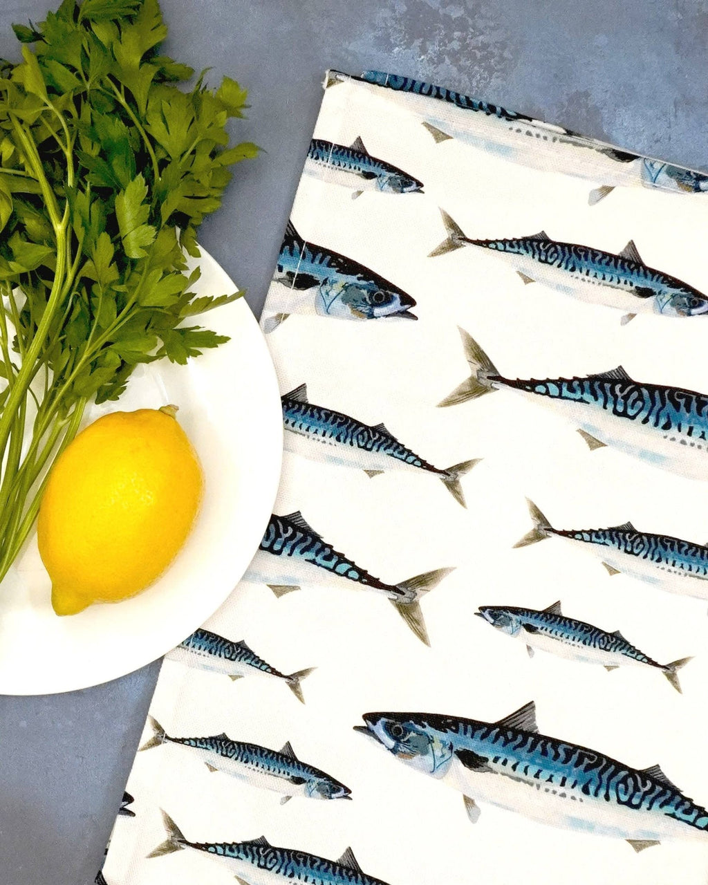 Mackerel Tea Towel - Distinctly Living