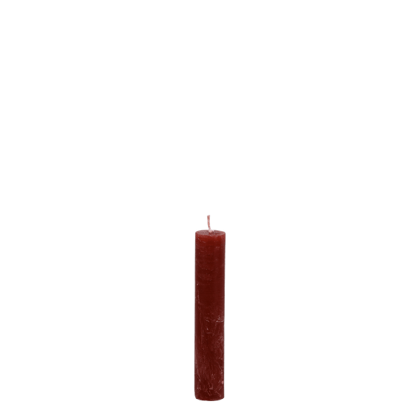 Macon Dark Red Rustic Dinner Candle - Distinctly Living