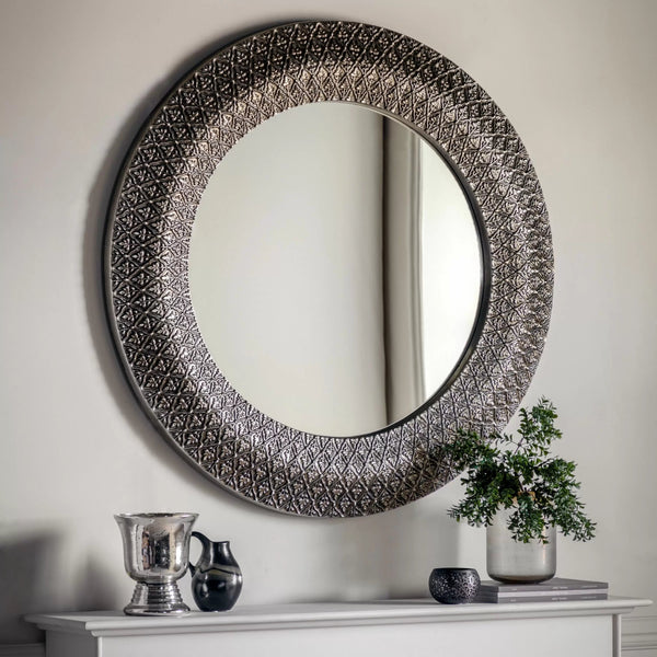 Manzoni Mirror Pewter - Distinctly Living