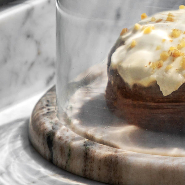 Marble Based Cake Dome - Distinctly Living