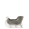 Margaux Antique Zinc Christmas Sleigh - Distinctly Living