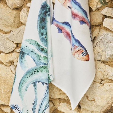 Marine Life Tea Towel - Various Designs - Distinctly Living