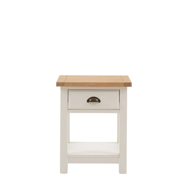 Marlborough Bedside Cabinet - White - Distinctly Living