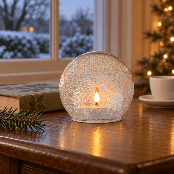 Mercury Round LED Globe – Small 12cm - Distinctly Living