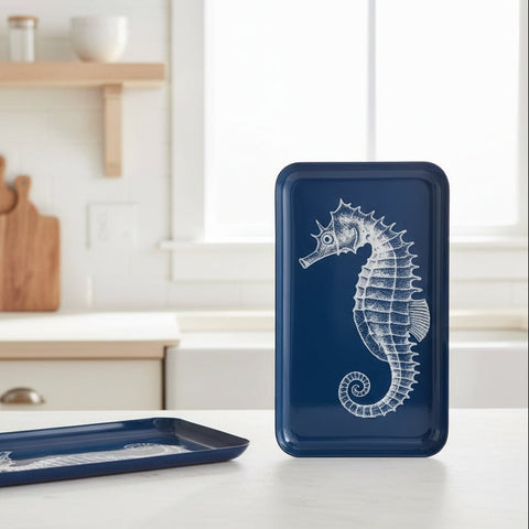 Metal Sea Horse Tray - Distinctly Living