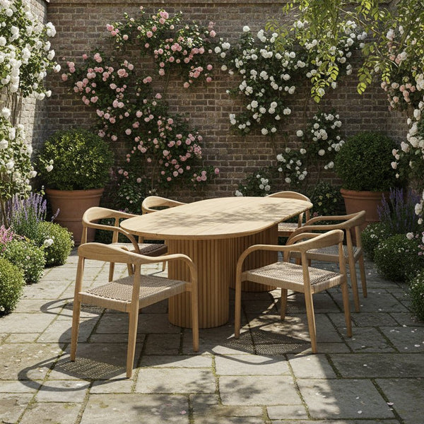 Milano Garden Dining Set - 6 Seater - Distinctly Living