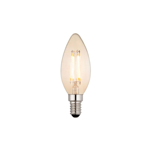 Mini Candle E14 Bulb for August Lamps - Amber - Distinctly Living