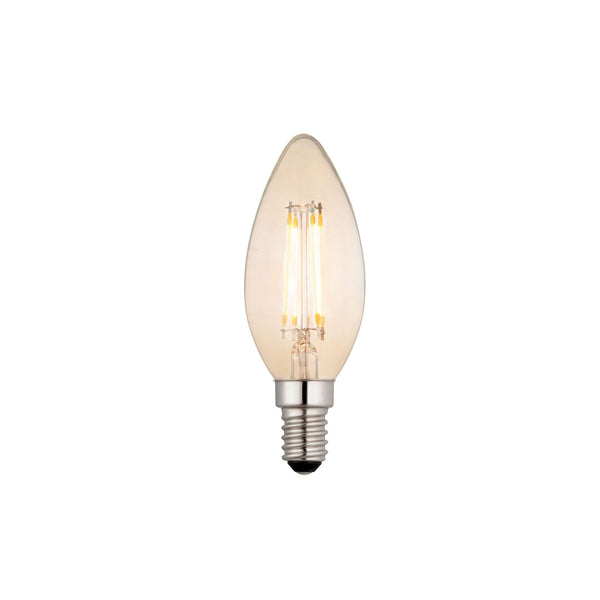 Mini Candle E14 Bulb for August Lamps - Amber - Distinctly Living