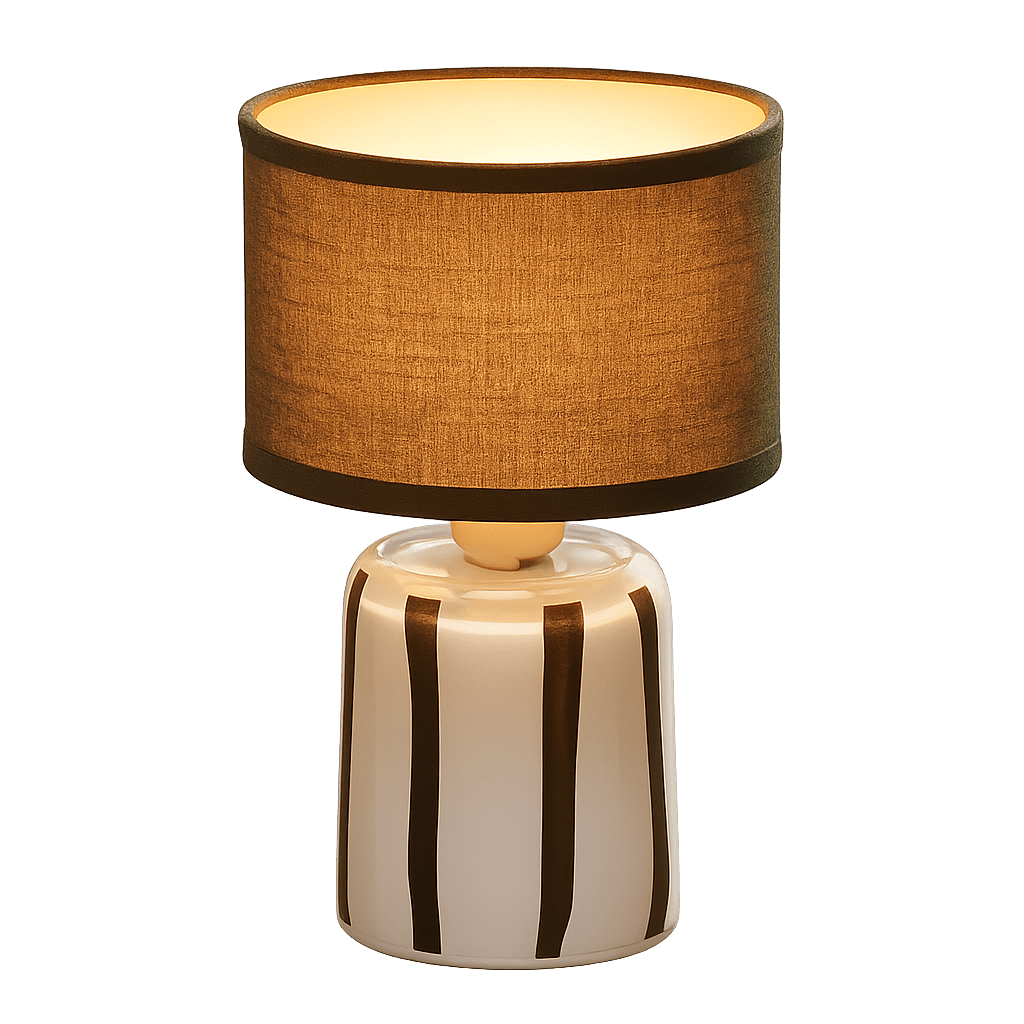 Mini Stripe Rechargeable Table Lamp - Green Stripe - Distinctly Living