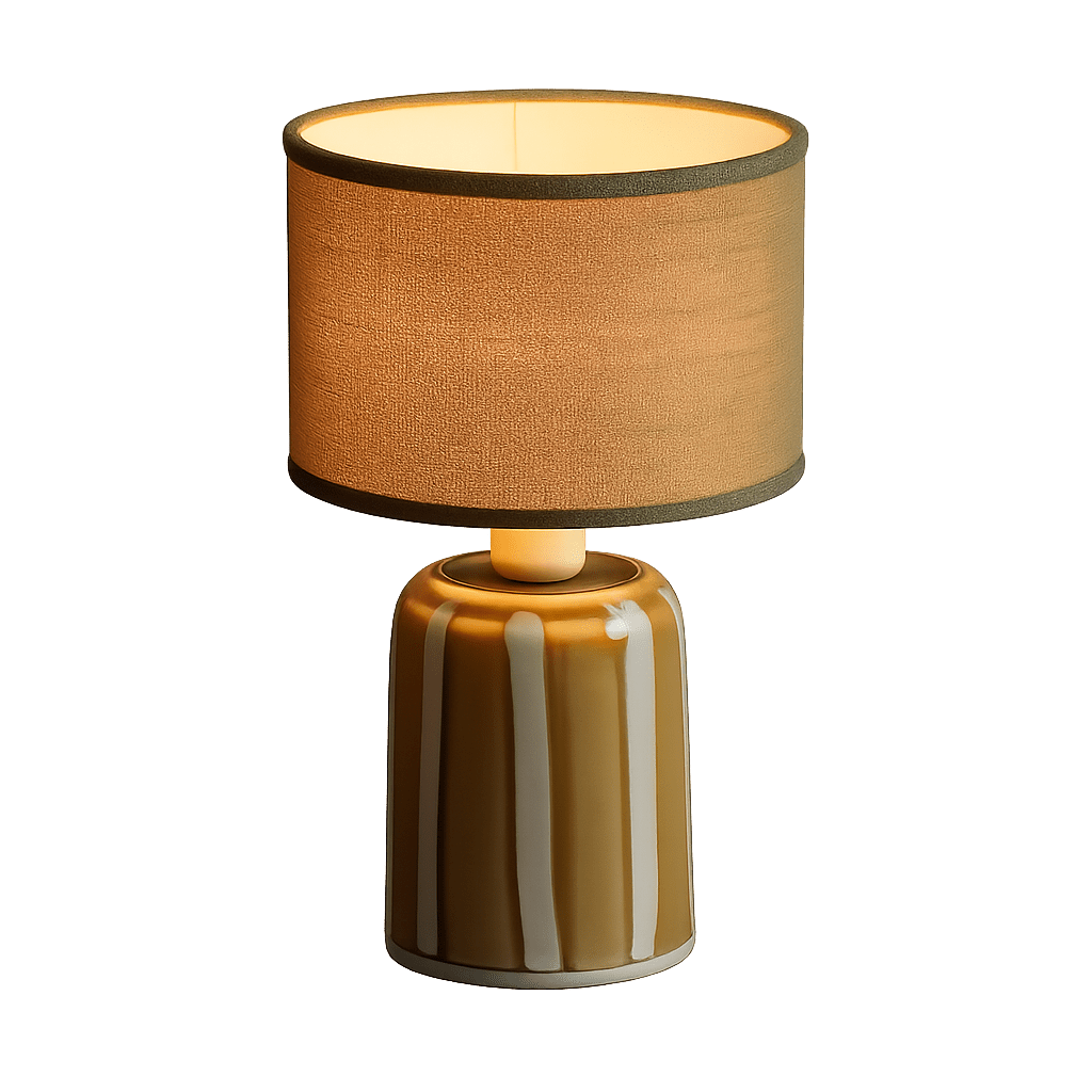 Mini Stripe Rechargeable Table Lamp - White Stripe - Distinctly Living