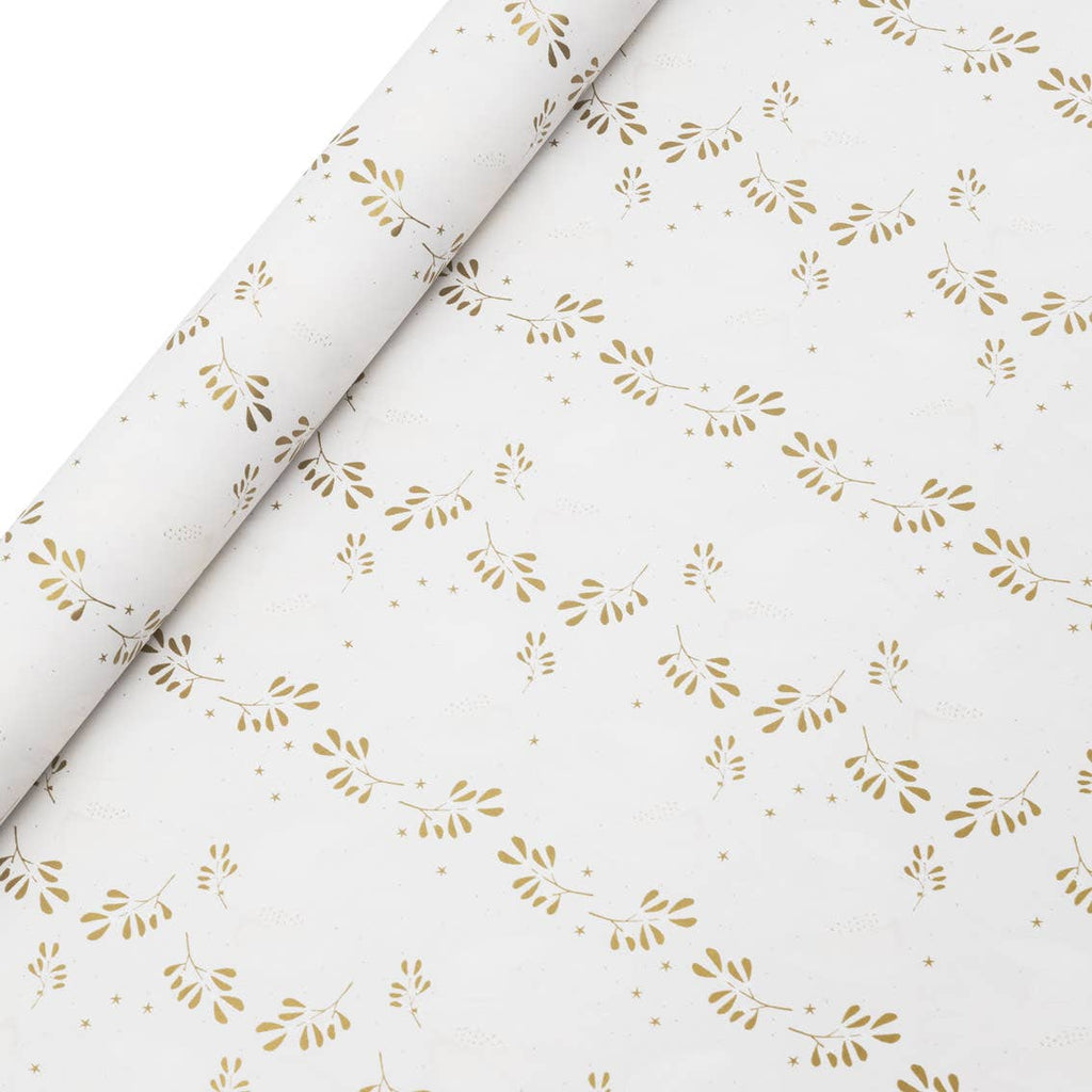 Mistletoe Recycled Christmas Wrapping Paper - 3m - Distinctly Living