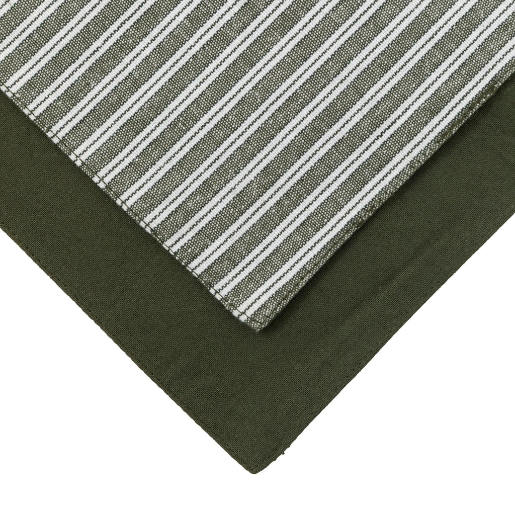 Moritz Green Stripe Runner 2.5m - Distinctly Living