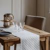 Morris Blue Table Runner 1.8m - Distinctly Living