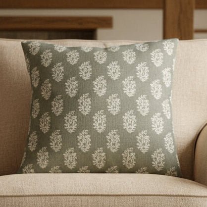 Morris Sage Cushion - Distinctly Living