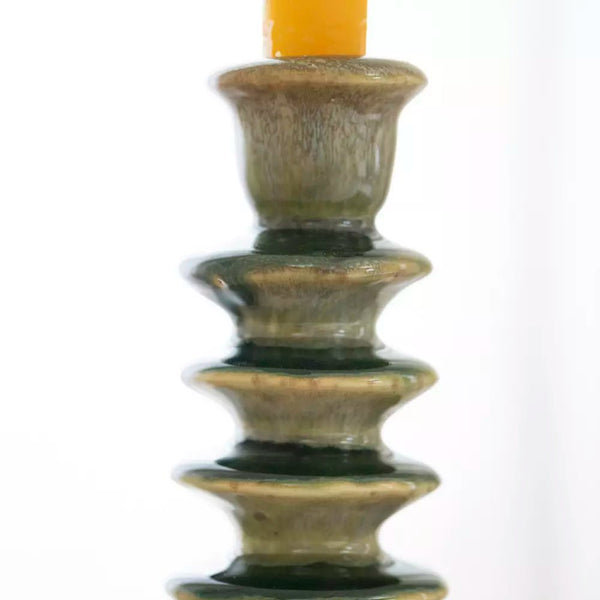 Moss Green Candlestick - Distinctly Living
