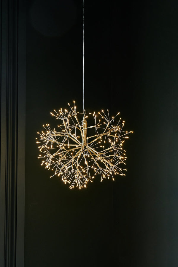 Multi Branch Starburst - Gold 30cm - 312 LEDs - Distinctly Living
