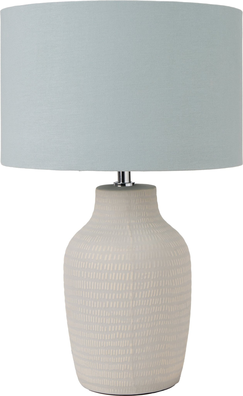 Nardò Duck Egg Textured Tall Ceramic - Table Lamp - Distinctly Living