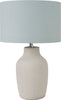 Nardò Duck Egg Textured Tall Ceramic - Table Lamp - Distinctly Living