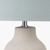 Nardò Duck Egg Textured Tall Ceramic - Table Lamp - Distinctly Living