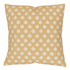 Natural Leaf Print Mustard Cushion - Distinctly Living