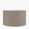 Natural Linen Drum Lamp Shade - Various Sizes - Distinctly Living
