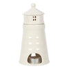 Nautical White Lighthouse Oil Burner and Wax Warmer - Distinctly Living