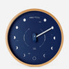 Navy Blue Wooden Moon Phase - Distinctly Living
