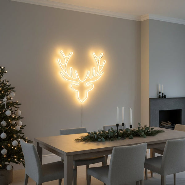 Neon Stag Head - Distinctly Living