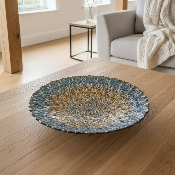 Nero Bowl - Blue and Gold - Distinctly Living