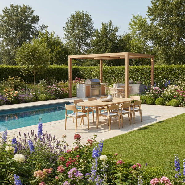 Nero Garden Set - 8 or 6 Seater Sets - Distinctly Living