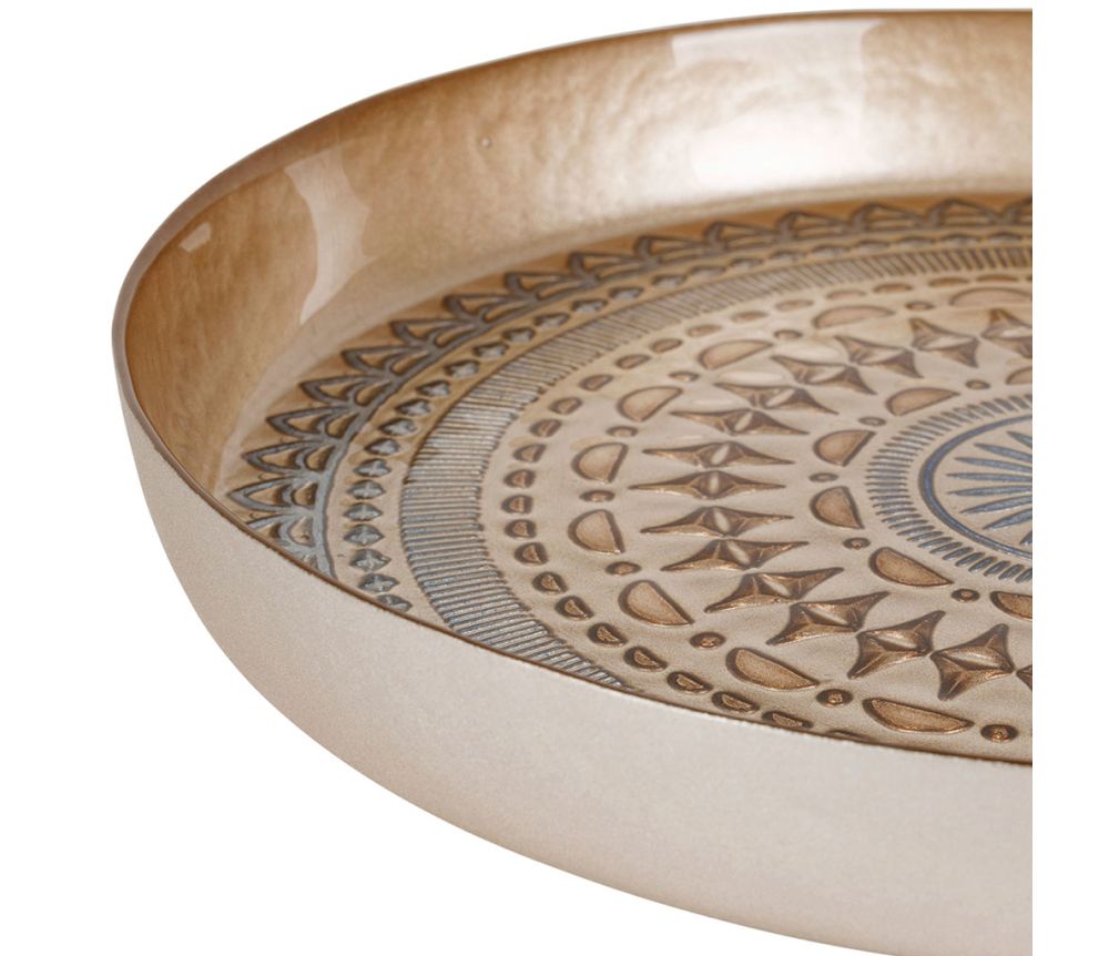 Nero Tray - Blue and Gold - Distinctly Living