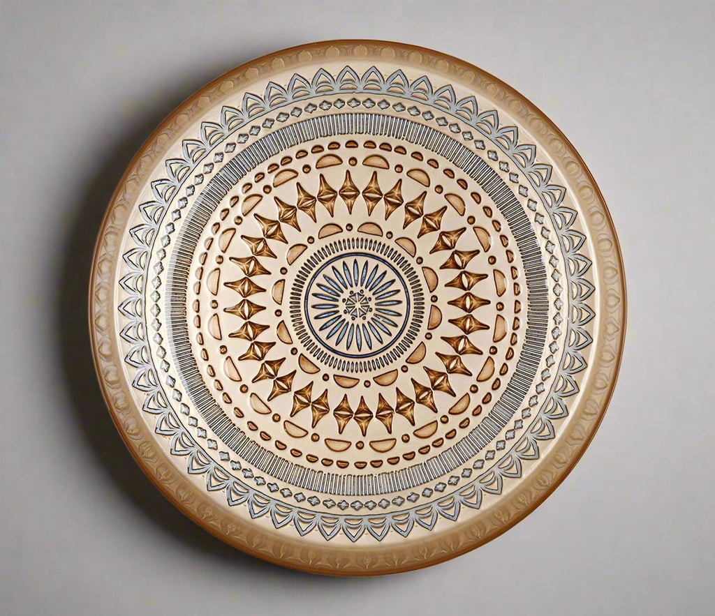 Nero Tray - Blue and Gold - Distinctly Living