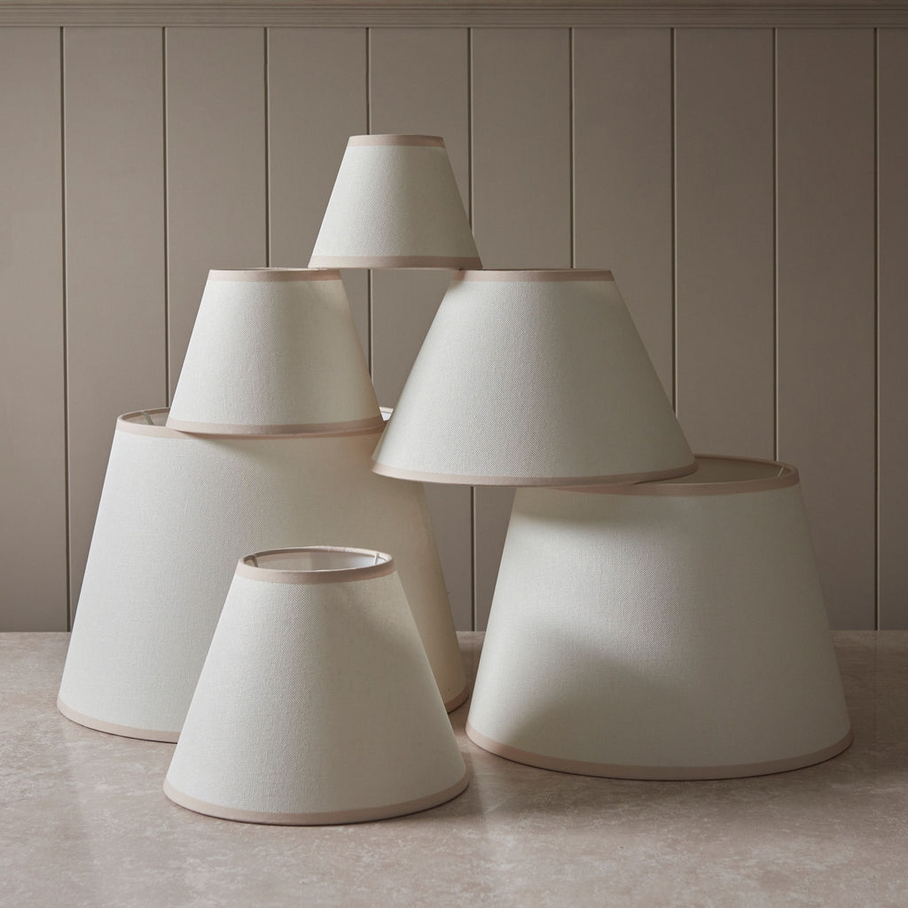 Neutral Tapered Shade - Various Sizes - Distinctly Living