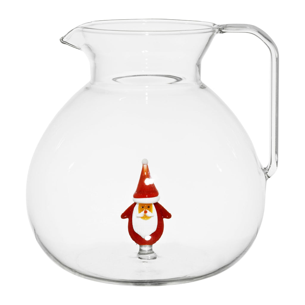 Noel's Toast Santa Glass Jug 1.7L - Distinctly Living