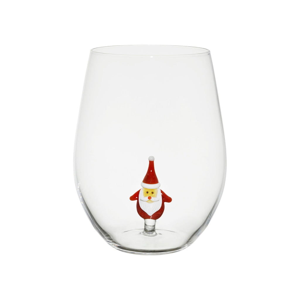 Noel's Toast Santa Glass Tumbler 500ml - Distinctly Living