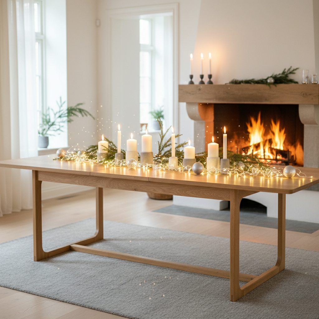 Nordic Christmas Table Scene