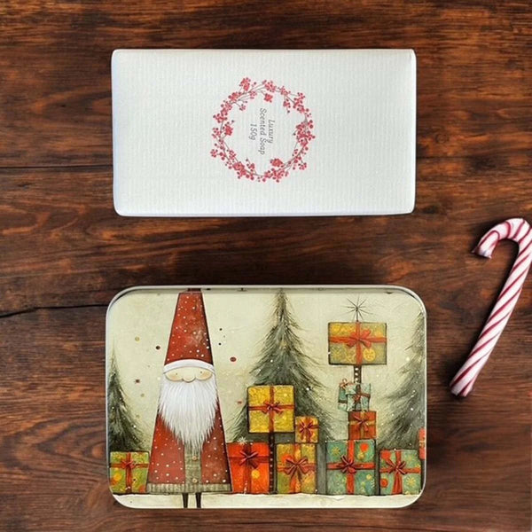 Nordic Father Christmas Scented Soap in Gift Tin - Distinctly Living