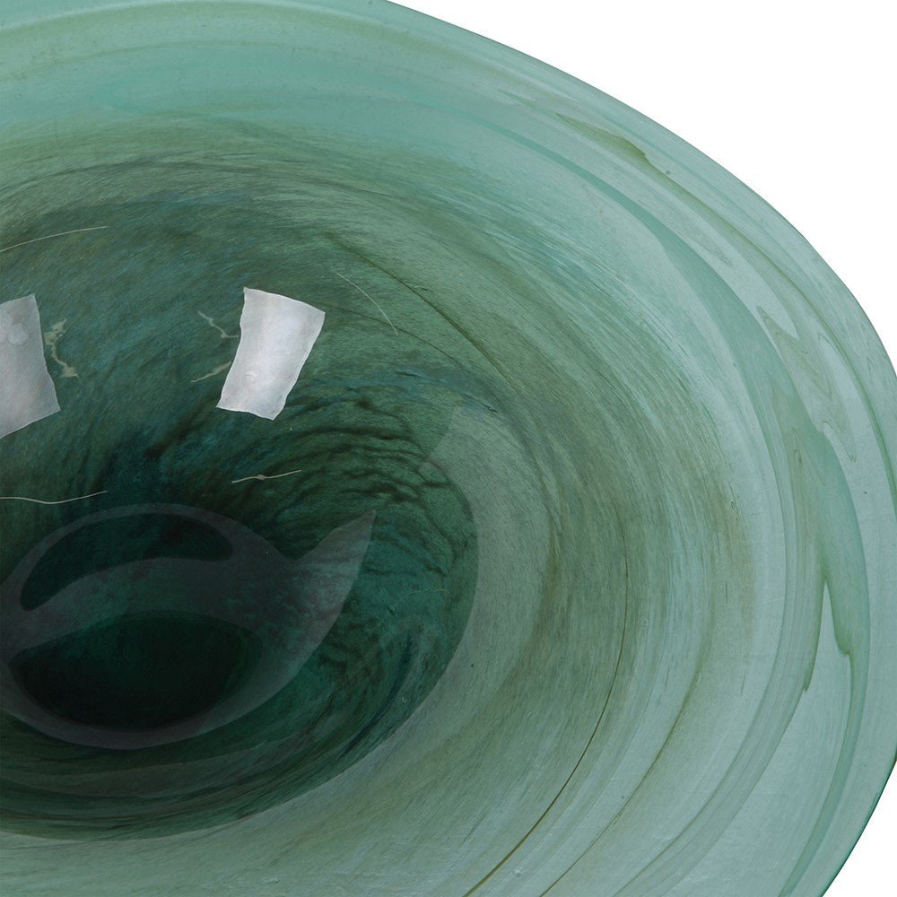 Ocean Wave Green Bowl - Distinctly Living