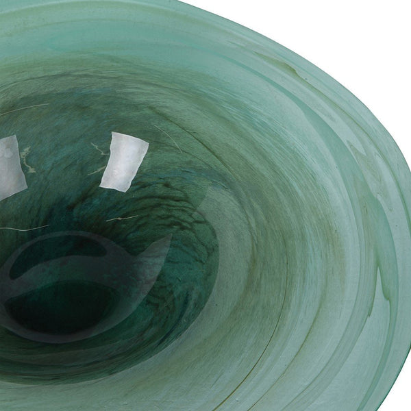 Ocean Wave Green Bowl - Distinctly Living