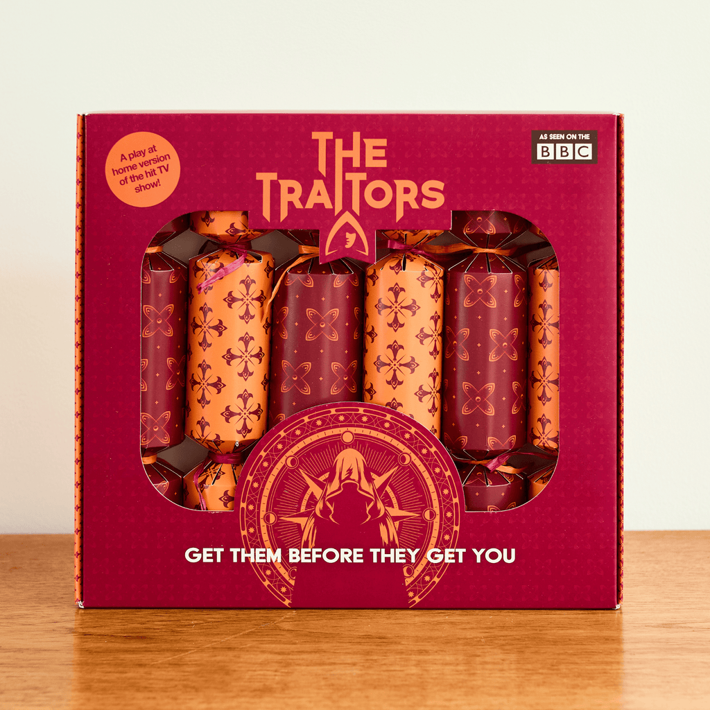 Official The Traitors Christmas Crackers - Set of 6 - Distinctly Living