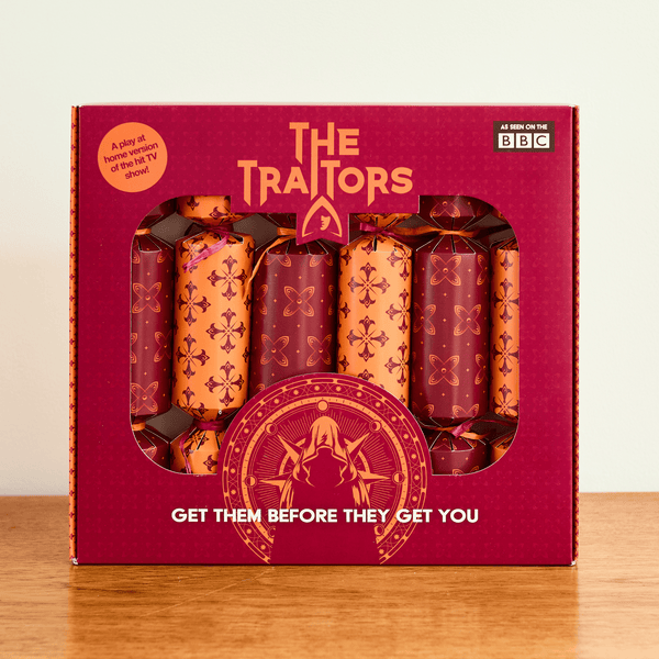 Official The Traitors Christmas Crackers - Set of 6 - Distinctly Living